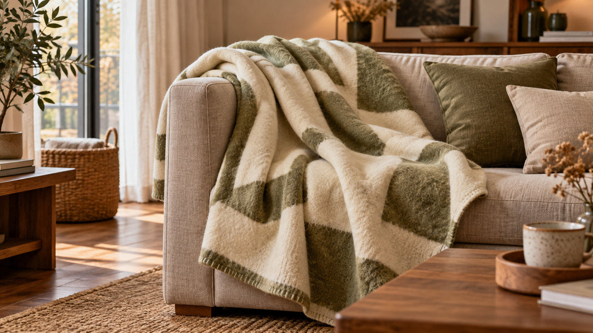 Plaid in lana cotta: vantaggi e guida alla scelta