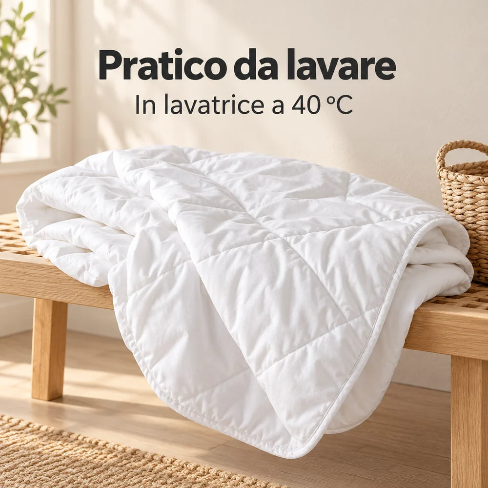 La cura del piumino Bamboo Light a 40 °C