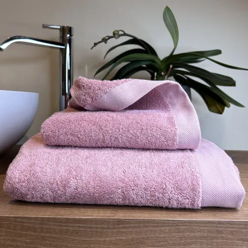 Coppia di Asciugamani in Spugna Mercerizzata 172 Bamboo | ArredoCasa Online tutto il tessile per la tua casa.