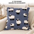 Cuscino Arredo in lana cotta 50×50 cm con imbottitura