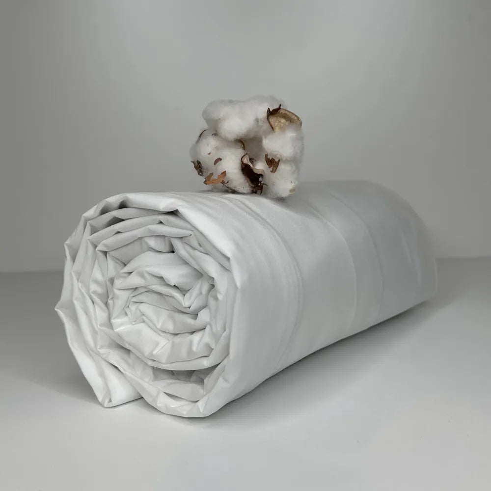 Sotto con Angoli in Percalle Bossi 01 Bianco Matrimoniale | ArredoCasa Online tutto il tessile per la tua casa.