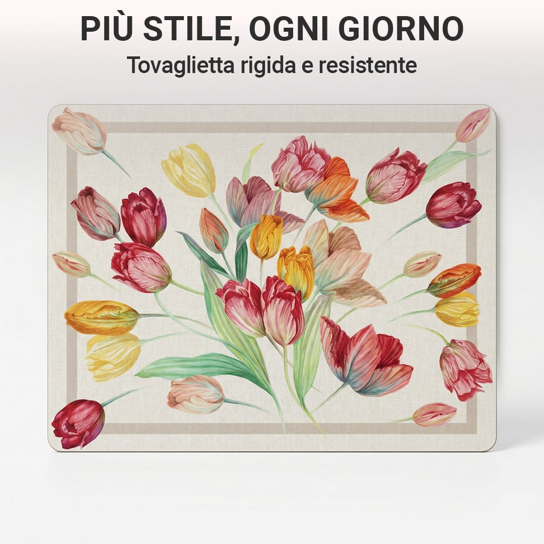 Tovaglietta americana in MDF decorata