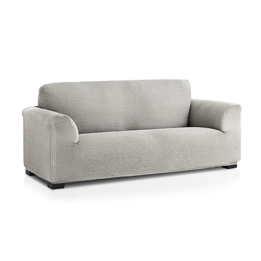 Copridivano in Cotone Nido D'ape Elasticizzato Stretch Milos C21 Perla | ArredoCasa Online tutto il tessile per la tua casa.