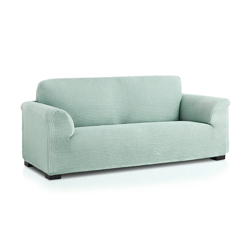 Copridivano in Cotone Nido D'ape Elasticizzato Stretch Milos C23 Menta | ArredoCasa Online tutto il tessile per la tua casa.