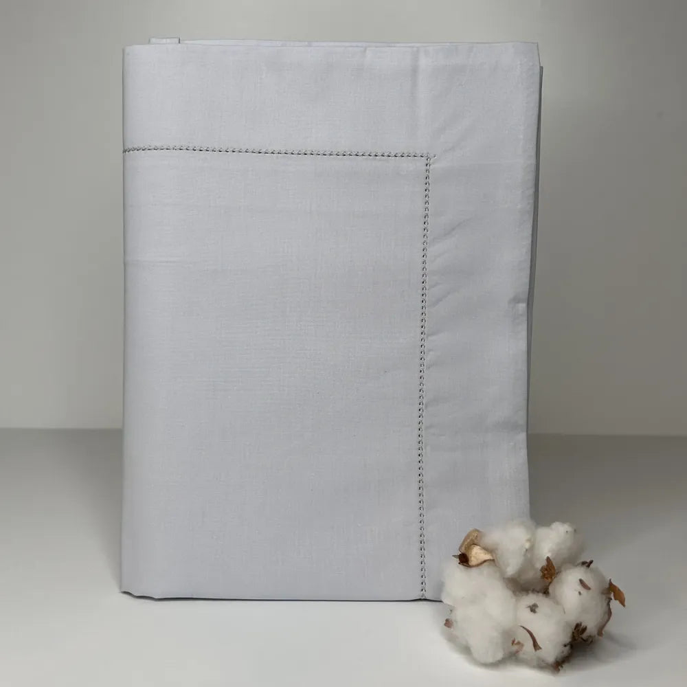 Coppia di Federe in Percalle Bossi 243 Perla | ArredoCasa Online tutto il tessile per la tua casa.