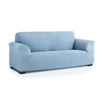 Copridivano in Cotone Nido D'ape Elasticizzato Stretch Milos C24 Azzurro | ArredoCasa Online tutto il tessile per la tua casa.