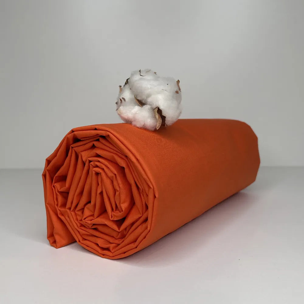 Sotto con Angoli in Percalle Bossi 254 Arancio Matrimoniale | ArredoCasa Online tutto il tessile per la tua casa.