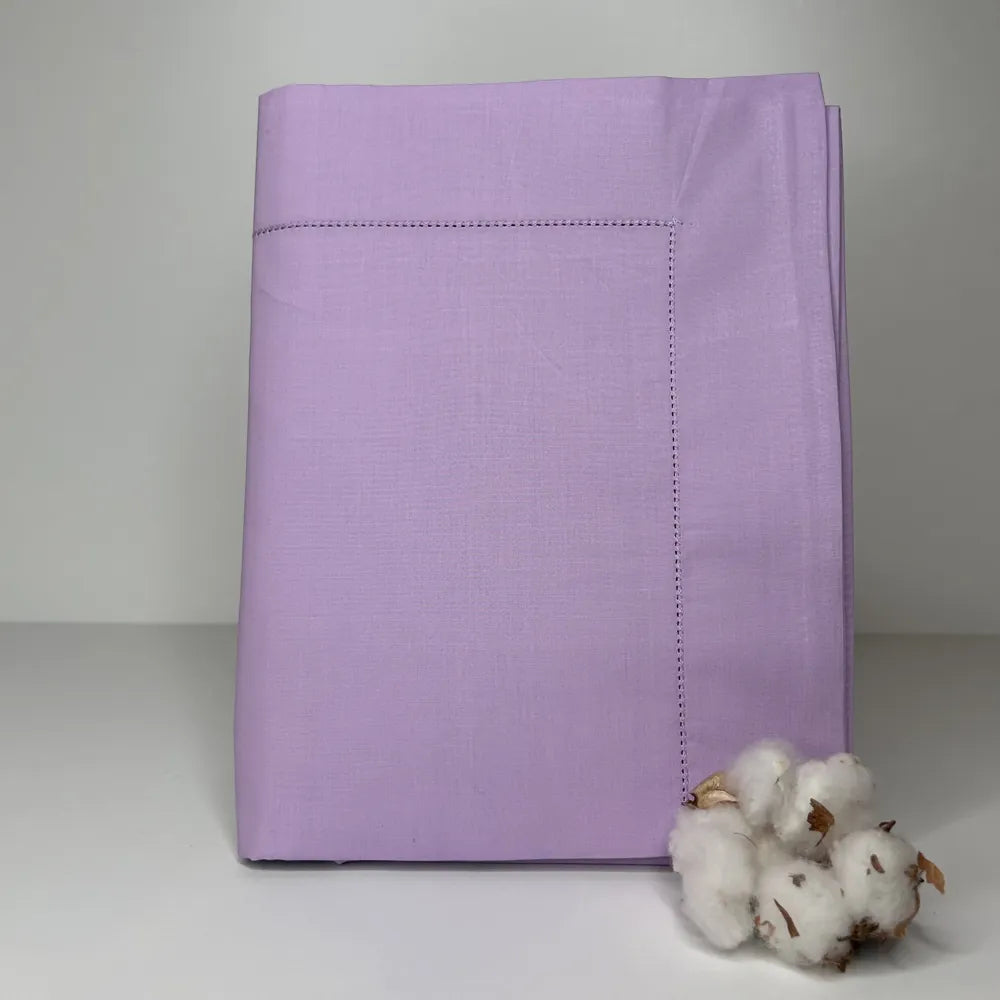 Coppia di Federe in Percalle Bossi 264 Lilla | ArredoCasa Online tutto il tessile per la tua casa.