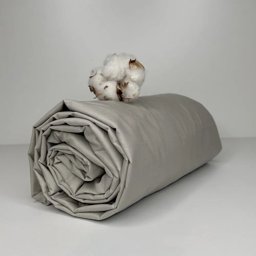 Sotto con Angoli in Percalle Bossi 279 Greige Matrimoniale | ArredoCasa Online tutto il tessile per la tua casa.