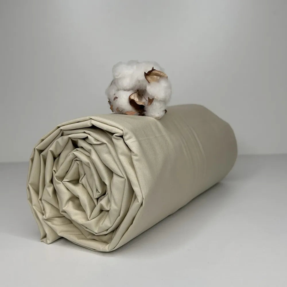 Sotto con Angoli in Percalle Bossi 283 Naturale Matrimoniale | ArredoCasa Online tutto il tessile per la tua casa.