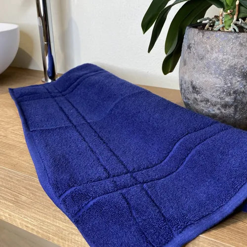 Scendi doccia in Spugna Mercerizzata Anti-Odore e Subito Asciutto Navy | ArredoCasa Online tutto il tessile per la tua casa.