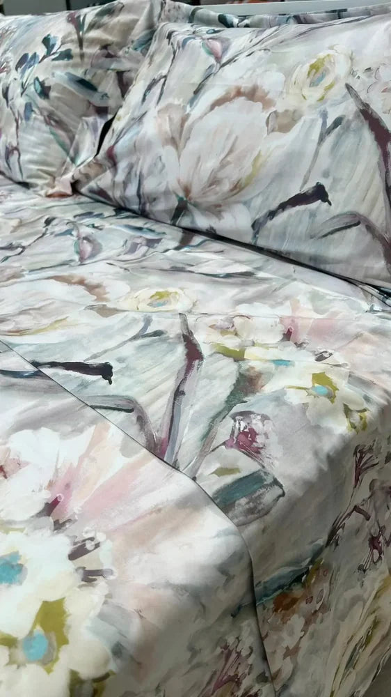 Lenzuola Floreali in Raso di Cotone | ArredoCasa Online tutto il tessile per la tua casa.