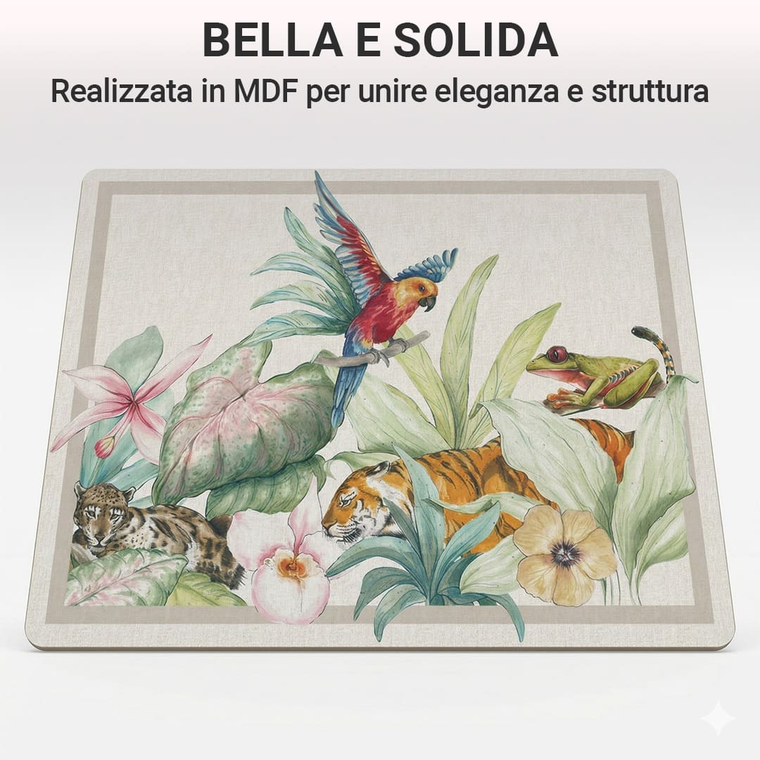 Tovaglietta americana in MDF decorata