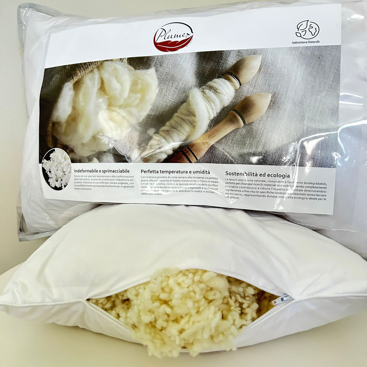 Guanciale in lana 50x80cm | ArredoCasa Online tutto il tessile per la tua casa.