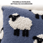 Cuscino Arredo in lana cotta 50×50 cm con imbottitura