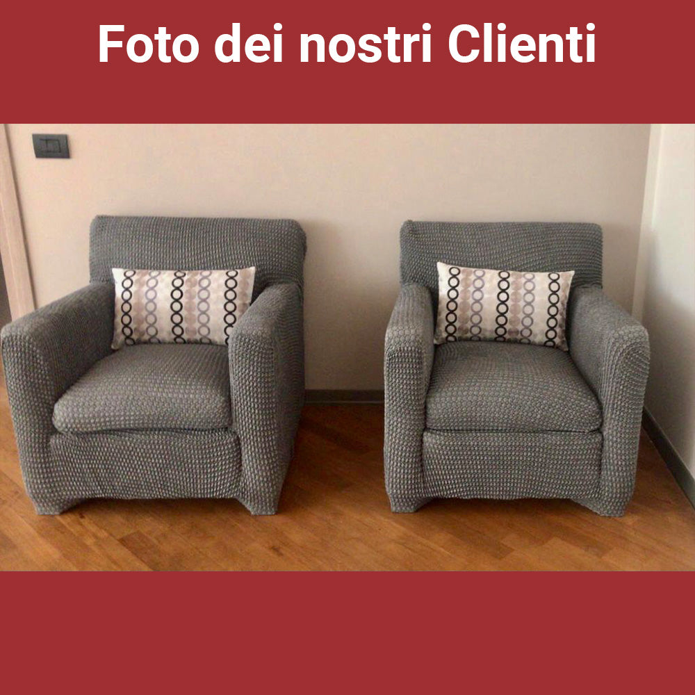 Copridivano in Cotone Nido D'ape Elasticizzato Stretch Milos | ArredoCasa Online tutto il tessile per la tua casa.