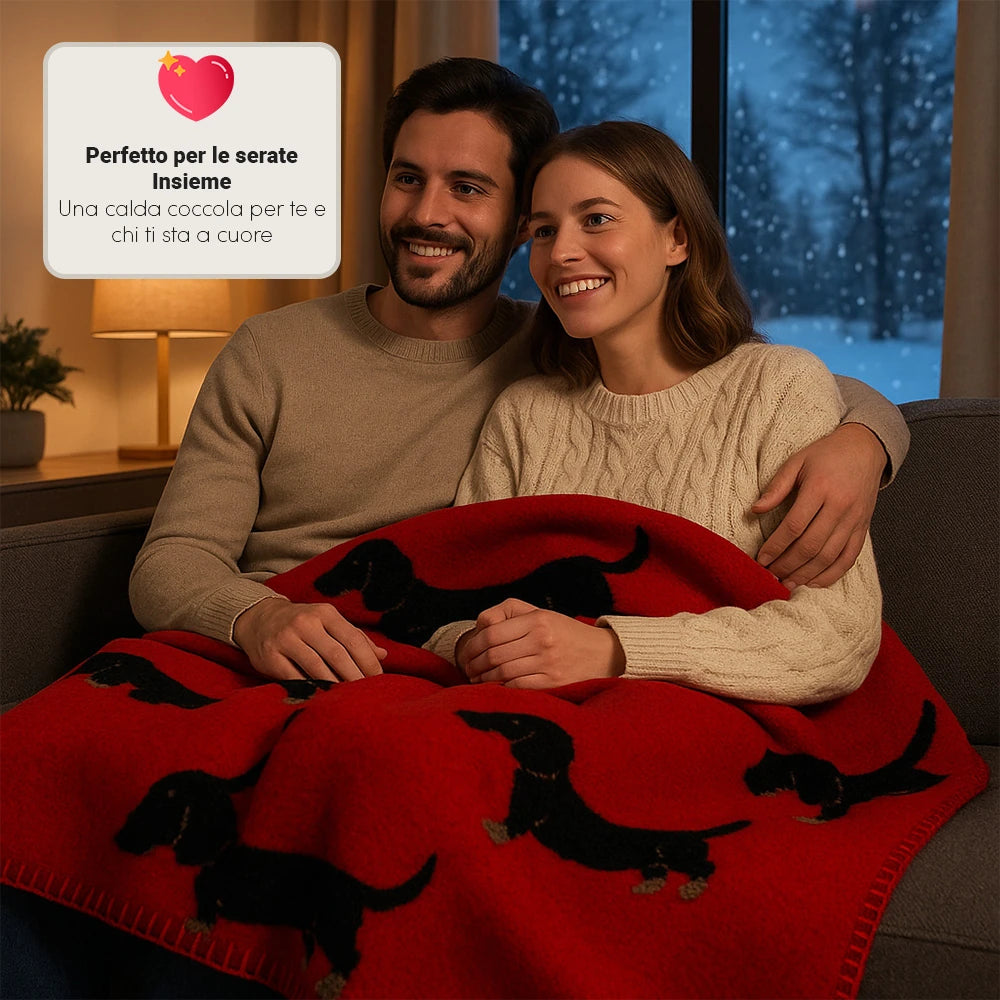 Plaid in Lana Cotta Made in Italy 170x180 – Caldo, Asciutto & Traspirante | ArredoCasa Online tutto il tessile per la tua casa.