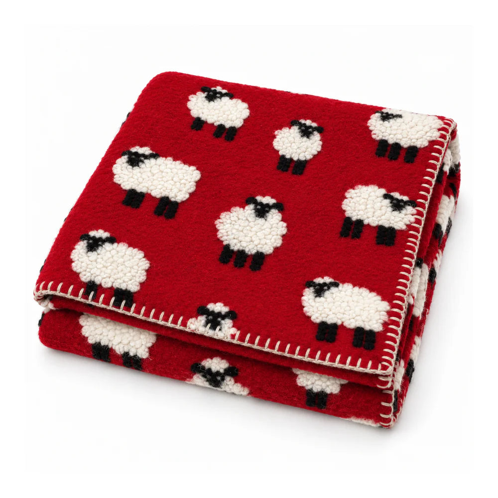 Plaid in Lana Cotta Made in Italy 170x180 – Caldo, Asciutto & Traspirante