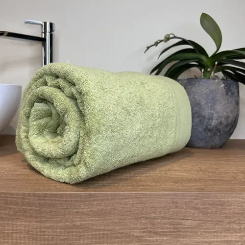 Telo in Spugna Mercerizzata Anti-odore Subito Asciutto 383 Muschio | ArredoCasa Online tutto il tessile per la tua casa.