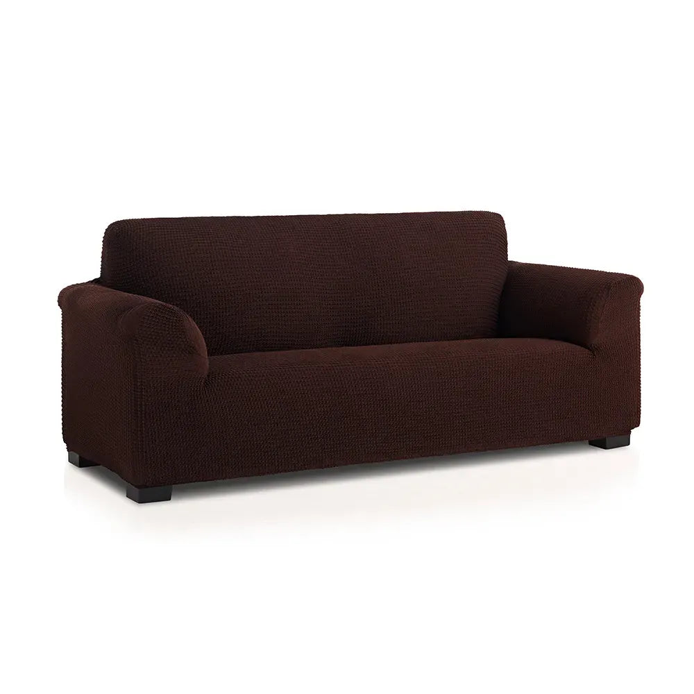 Copridivano in Cotone Nido D'ape Elasticizzato Stretch Milos C03 Moka | ArredoCasa Online tutto il tessile per la tua casa.