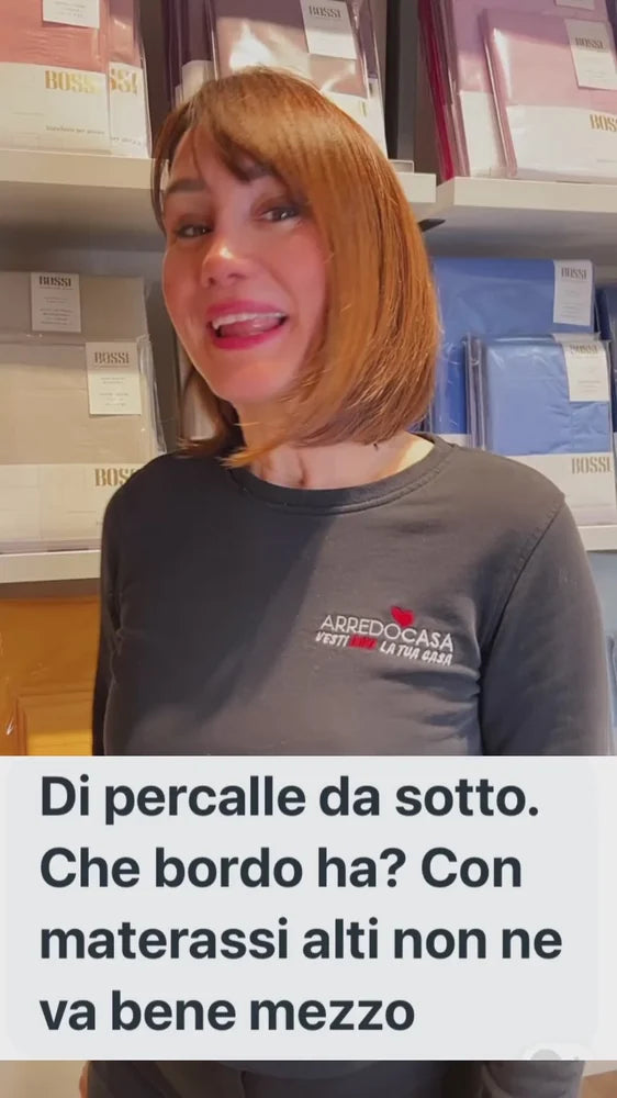 Sotto con Angoli in Percalle Bossi