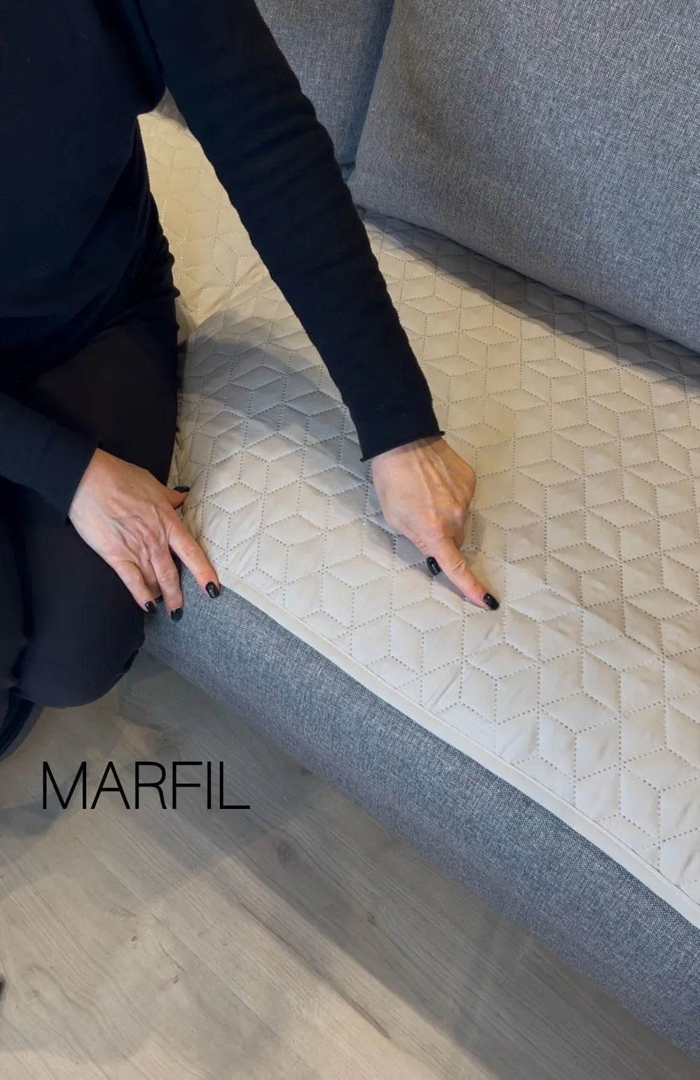 Topper Divano Marfil | ArredoCasa Online tutto il tessile per la tua casa.