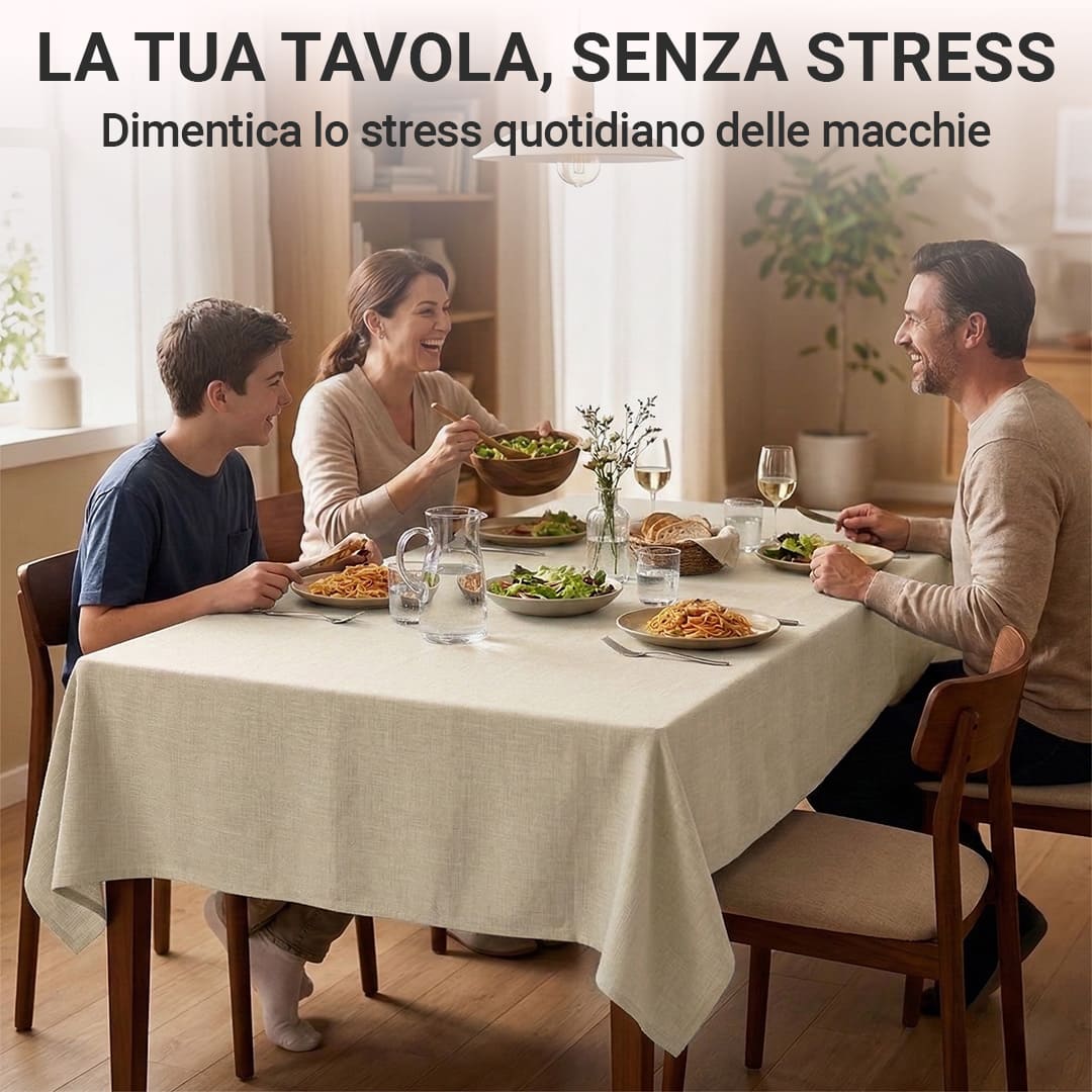 Magic Stain-Resistant Tablecloth, Soft as Cotton