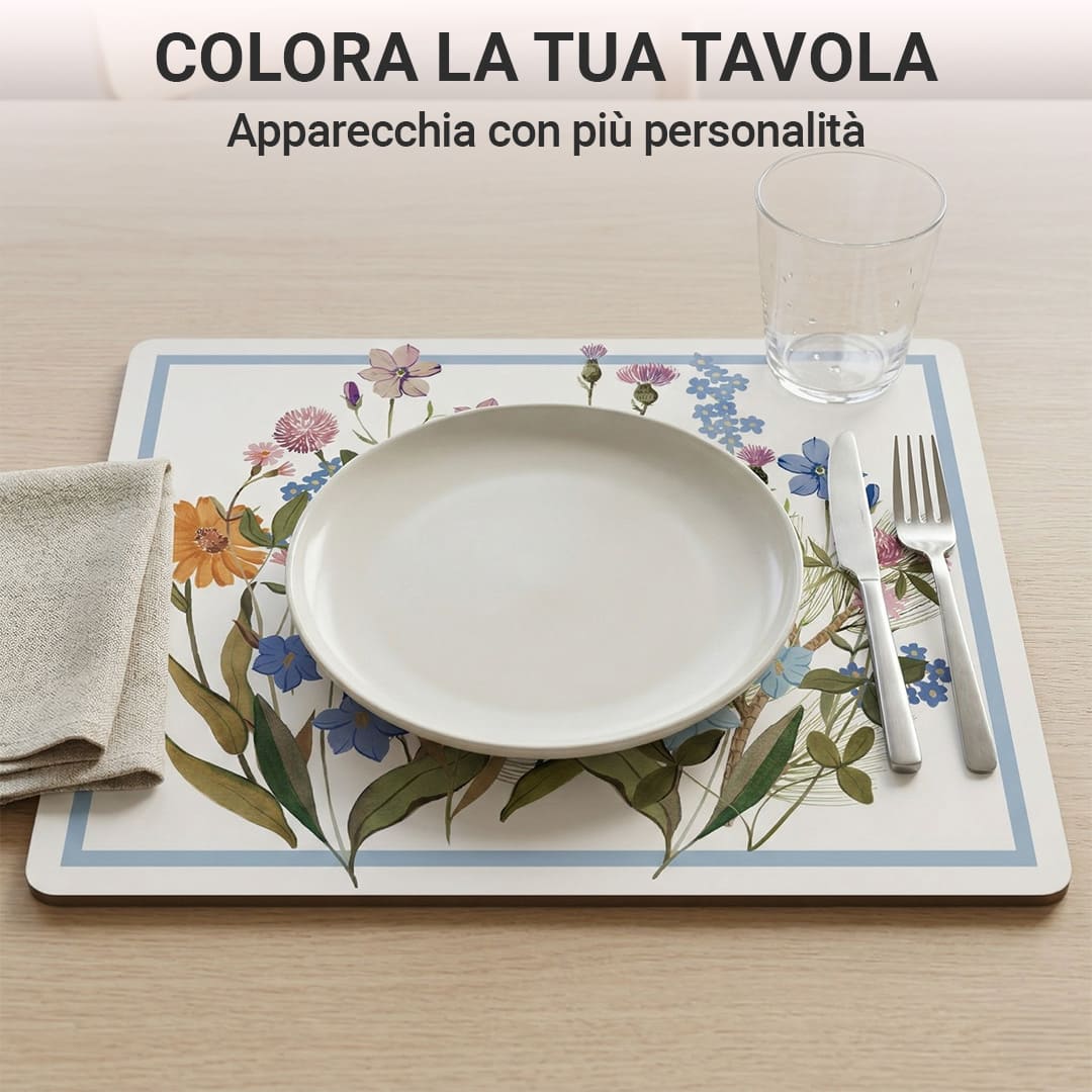 Tovaglietta americana in MDF decorata