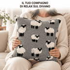 Cuscino Arredo in lana cotta 50×50 cm con imbottitura