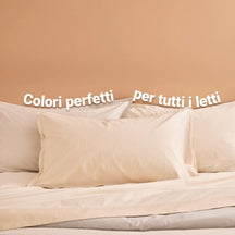 Parure e Completo Letto Tenerife in Cotone Tinto in Filo