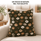 Cuscino Arredo in lana cotta 50×50 cm con imbottitura