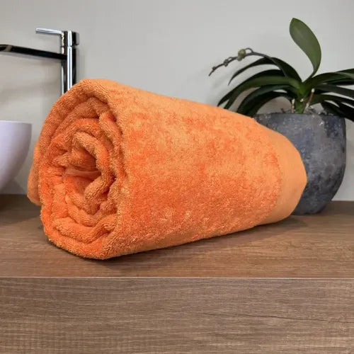 Telo in Spugna Mercerizzata Anti-odore Subito Asciutto Mandarino | ArredoCasa Online tutto il tessile per la tua casa.