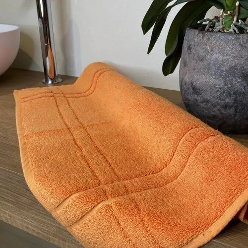 Scendi doccia in Spugna Mercerizzata Anti-Odore e Subito Asciutto Mandarino | ArredoCasa Online tutto il tessile per la tua casa.