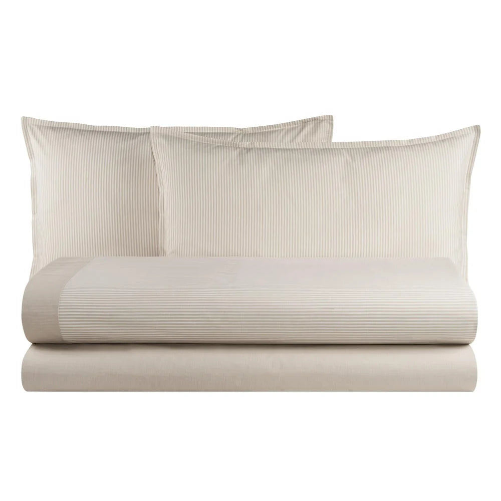 Parure e Completo Letto Tenerife in Cotone Tinto in Filo