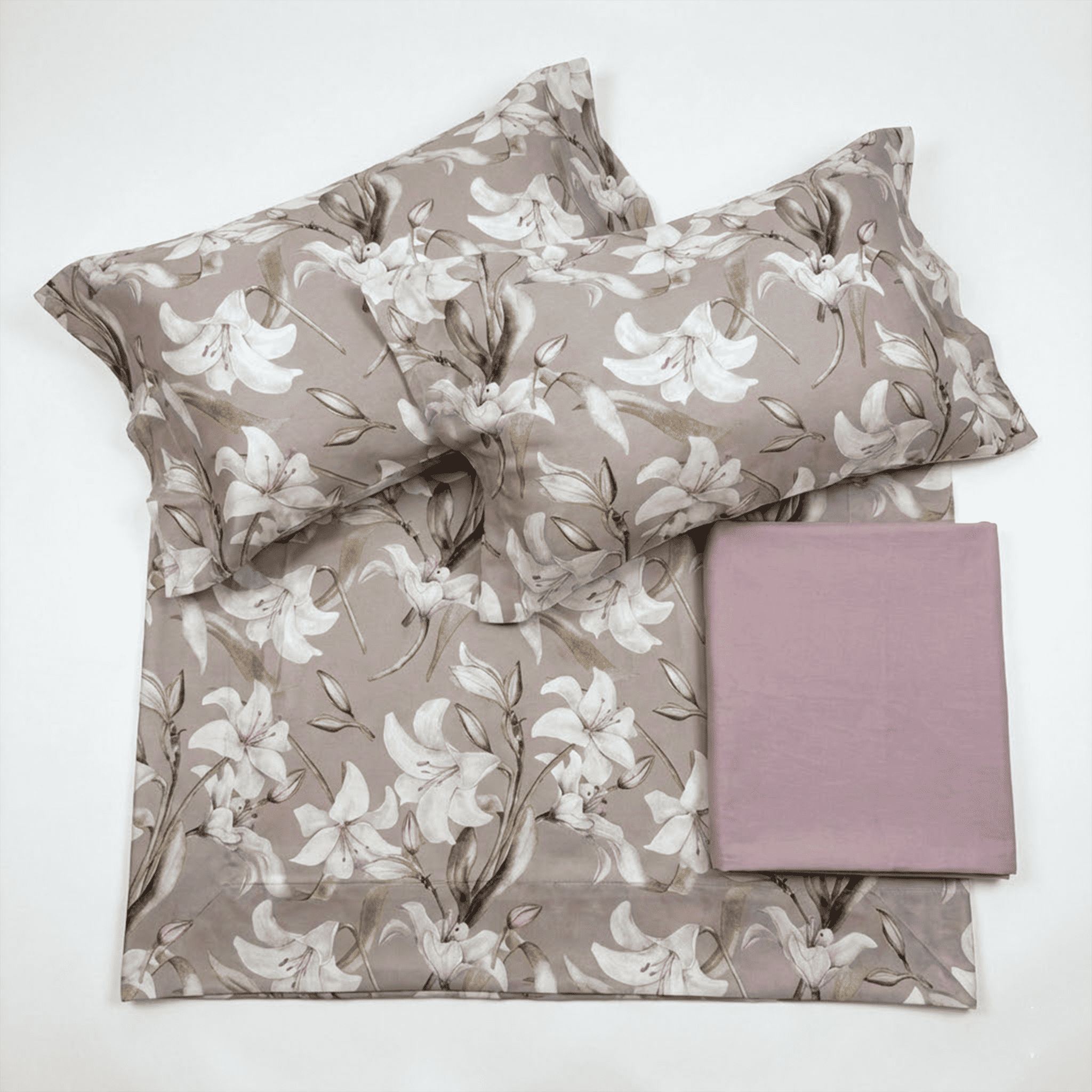 Completi e Parure Letto Matrimoniali in Raso 300 fili