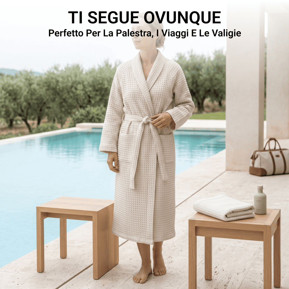 Accappatoio Nido d'ape