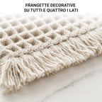 Tappeto Bagno Alma Waffle Antiscivolo