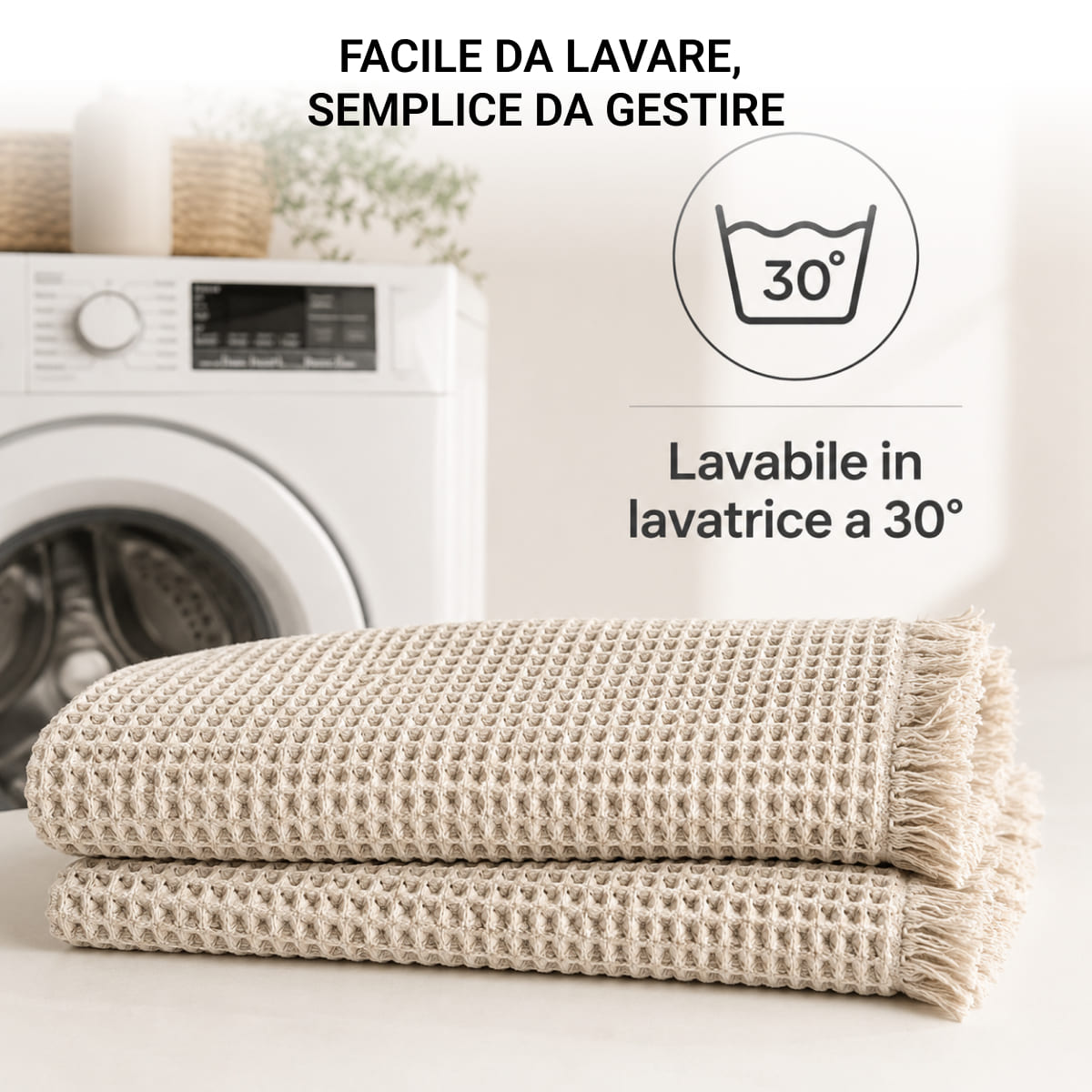 Tappeto Bagno Alma Waffle Antiscivolo