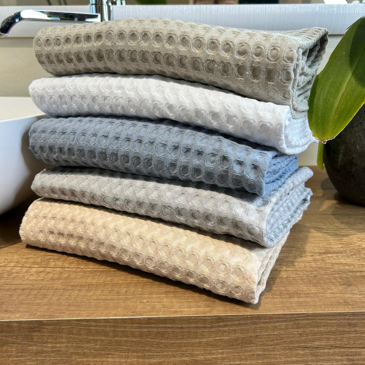 Coppia in Nido d'ape | ArredoCasa Online tutto il tessile per la tua casa.