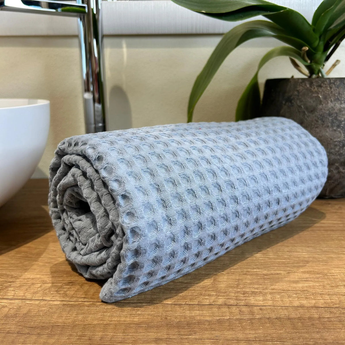 Telo in Nido d'ape Acciaio | ArredoCasa Online tutto il tessile per la tua casa.