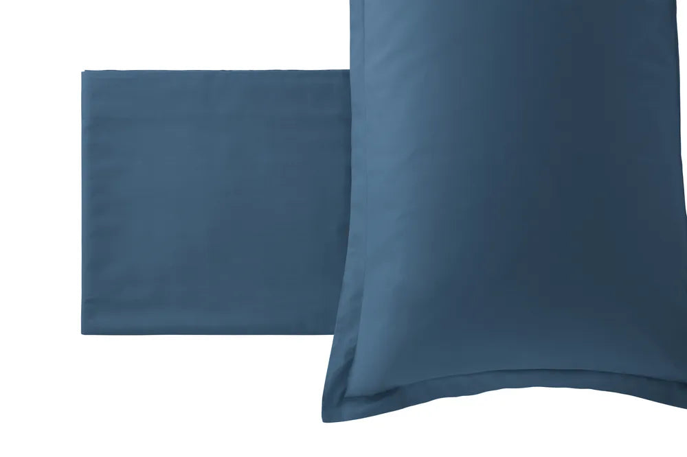 Completo Lenzuola Madapolam Blu Denim | ArredoCasa Online tutto il tessile per la tua casa.