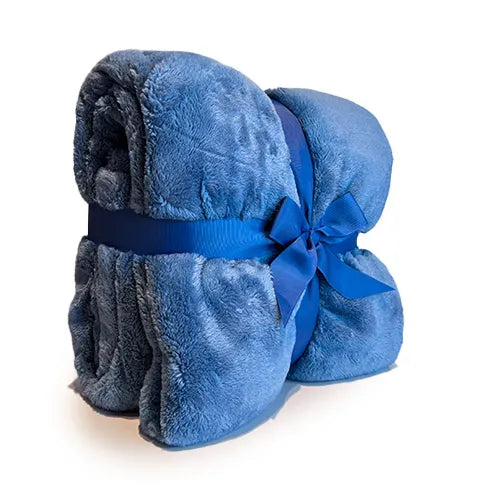 Plaid Coccola Bluette | ArredoCasa Online tutto il tessile per la tua casa.