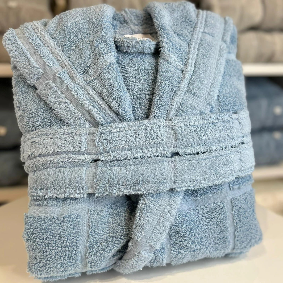 Accappatoio Zero Twist Cielo | ArredoCasa Online tutto il tessile per la tua casa.