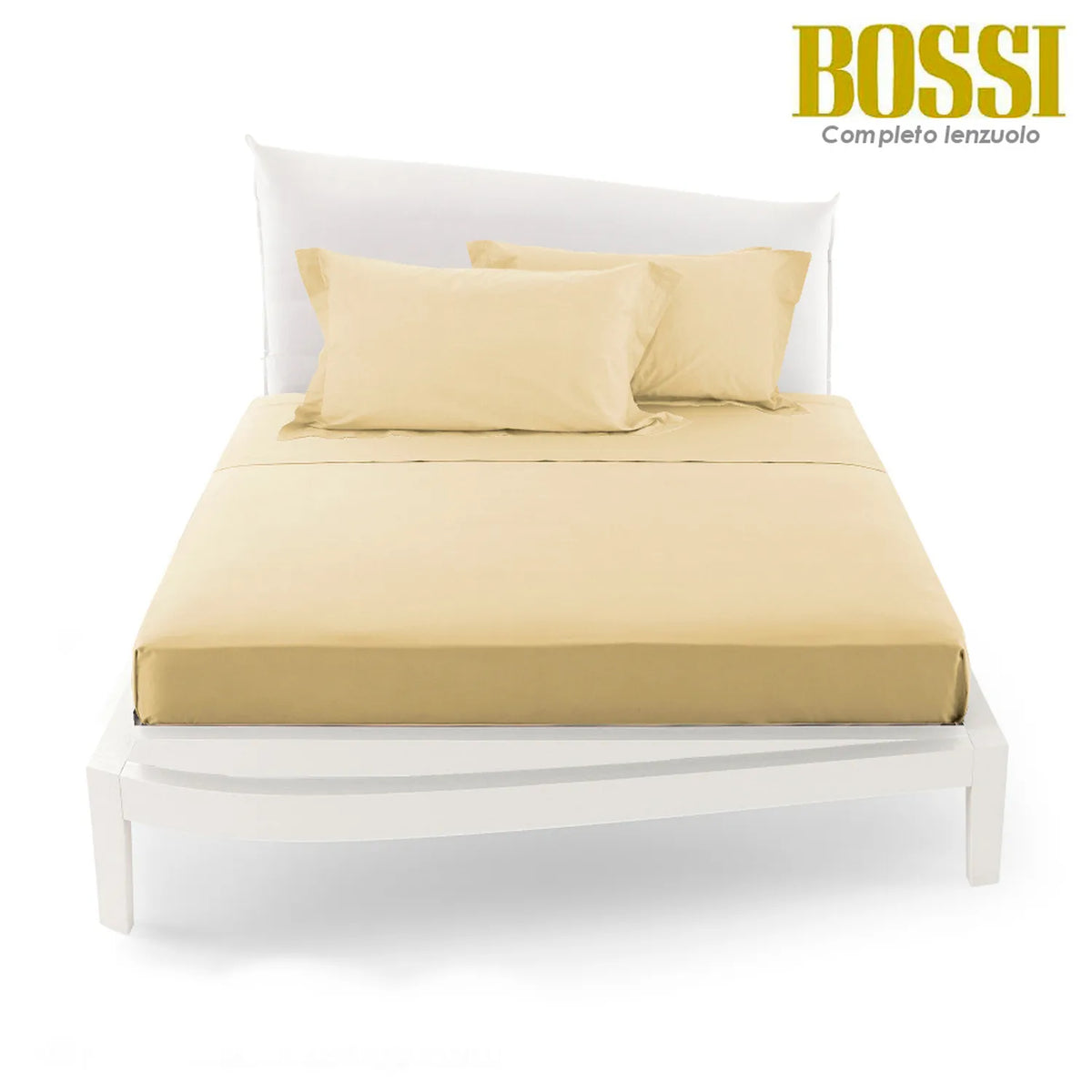 Lenzuolo piano in Percalle Bossi Zabaione Matrimoniale | ArredoCasa Online tutto il tessile per la tua casa.