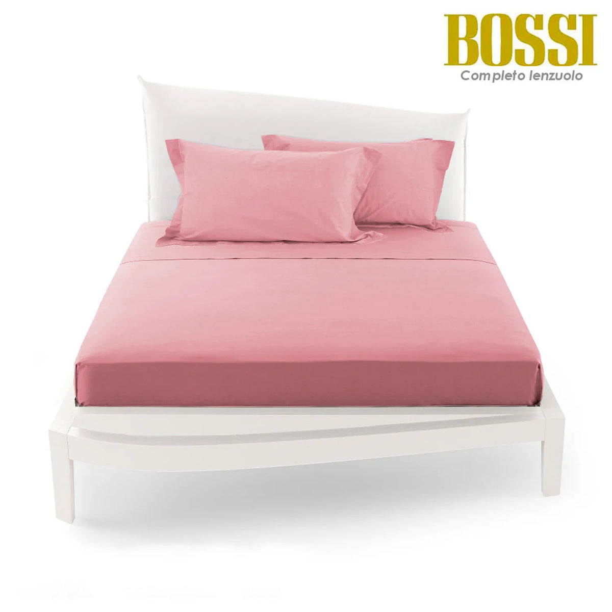 Lenzuolo piano in Percalle Bossi 275 Rosa Matrimoniale | ArredoCasa Online tutto il tessile per la tua casa.