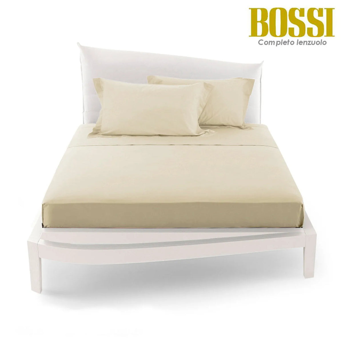 Lenzuolo piano in Percalle Bossi 283 Naturale Matrimoniale | ArredoCasa Online tutto il tessile per la tua casa.