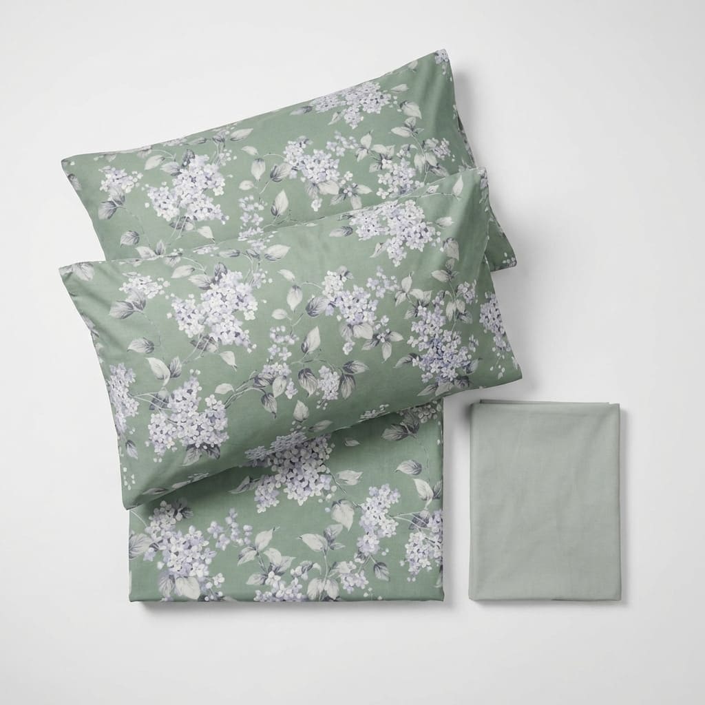 Completi Letto e Parure Copripiumino Matrimoniali in Percalle