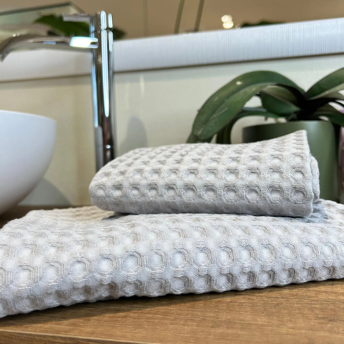 Coppia in Nido d'ape | ArredoCasa Online tutto il tessile per la tua casa.