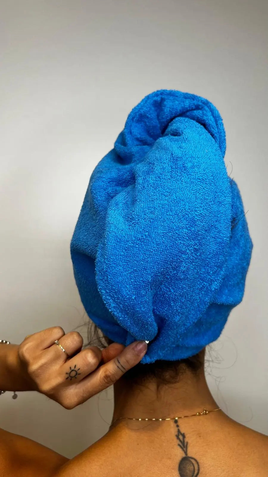 Turbante in Microspugna Elettrico | ArredoCasa Online tutto il tessile per la tua casa.