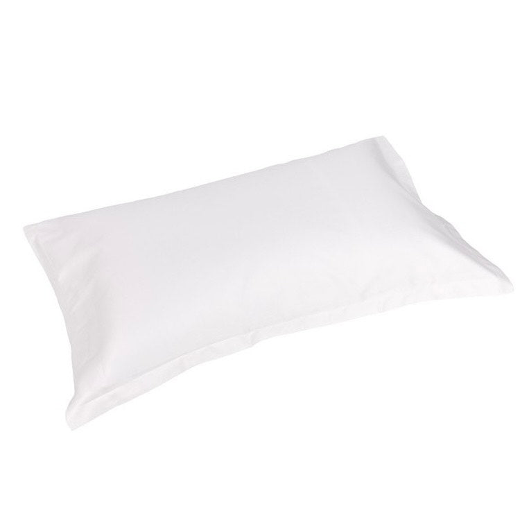 Coppia di Federe in Raso Sensoriale Lussuoso 300 fili A Bianco | ArredoCasa Online tutto il tessile per la tua casa.